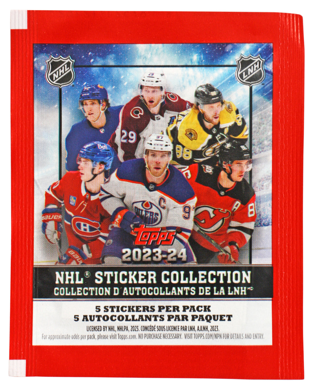 2023-24 Topps NHL Sticker Pack
