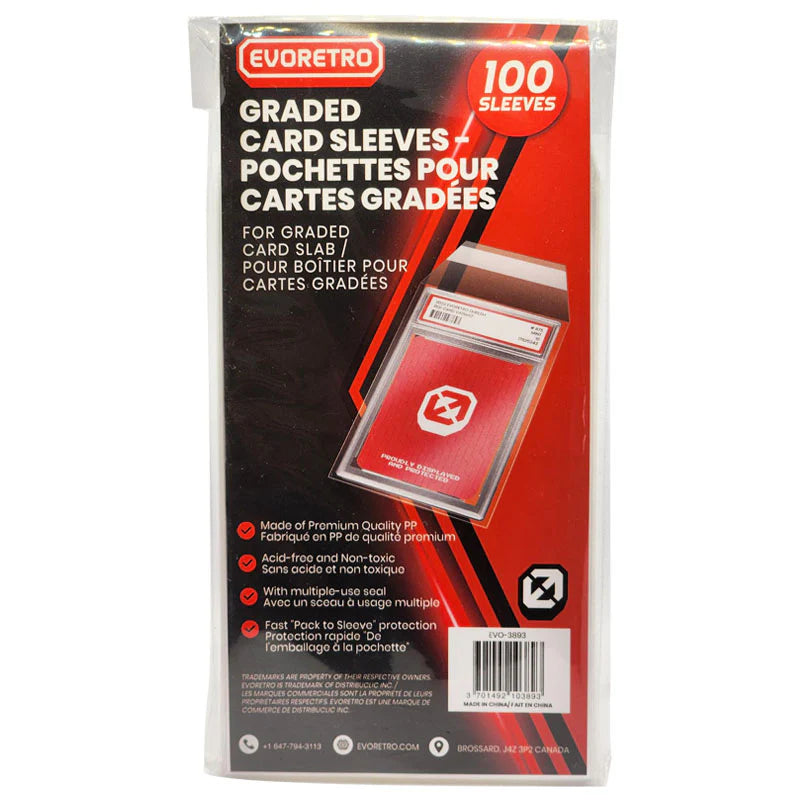 Evoretro Graded Card Sleeves Bag
