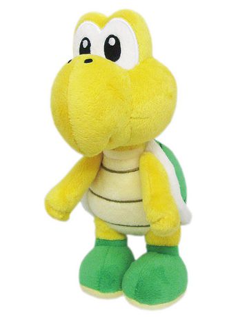 Plush-Nintendo-Super Mario All Stars Koopa Troopa 8 inch
