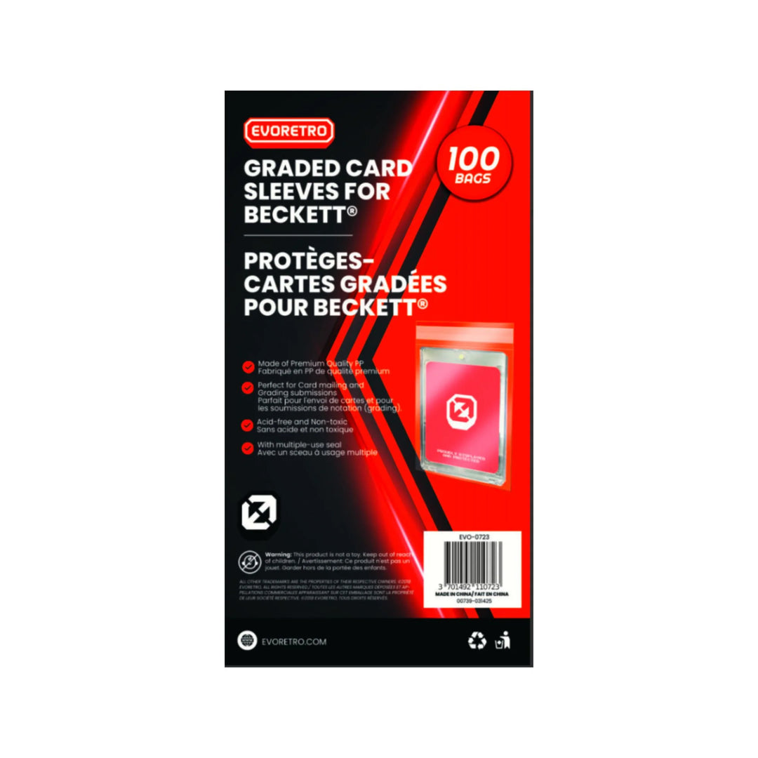 Evoretro Beckett Graded Card Sleeves Bag