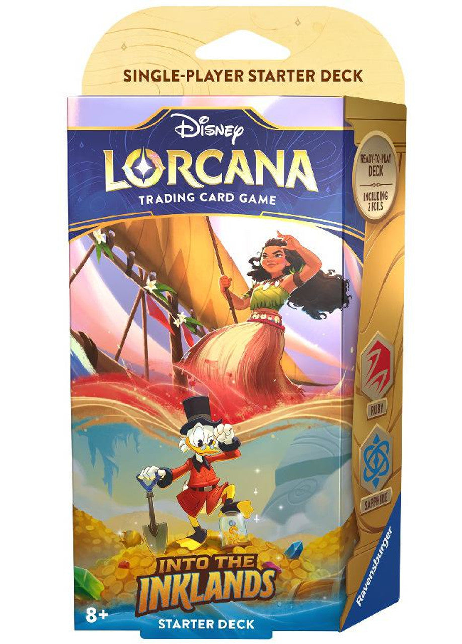 Ravensburger Disney Lorcana Into the Inklands Starter Deck Plenty of Pluck