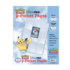 Ultra Pro Pokémon 9-Pocket Pages