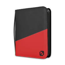 Toploader Binder-9 Pocket 216 cards Black & Red