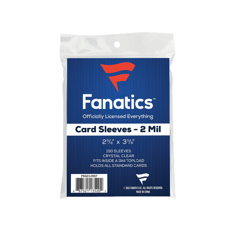 Fanatics 100 Sleeves Regular Card