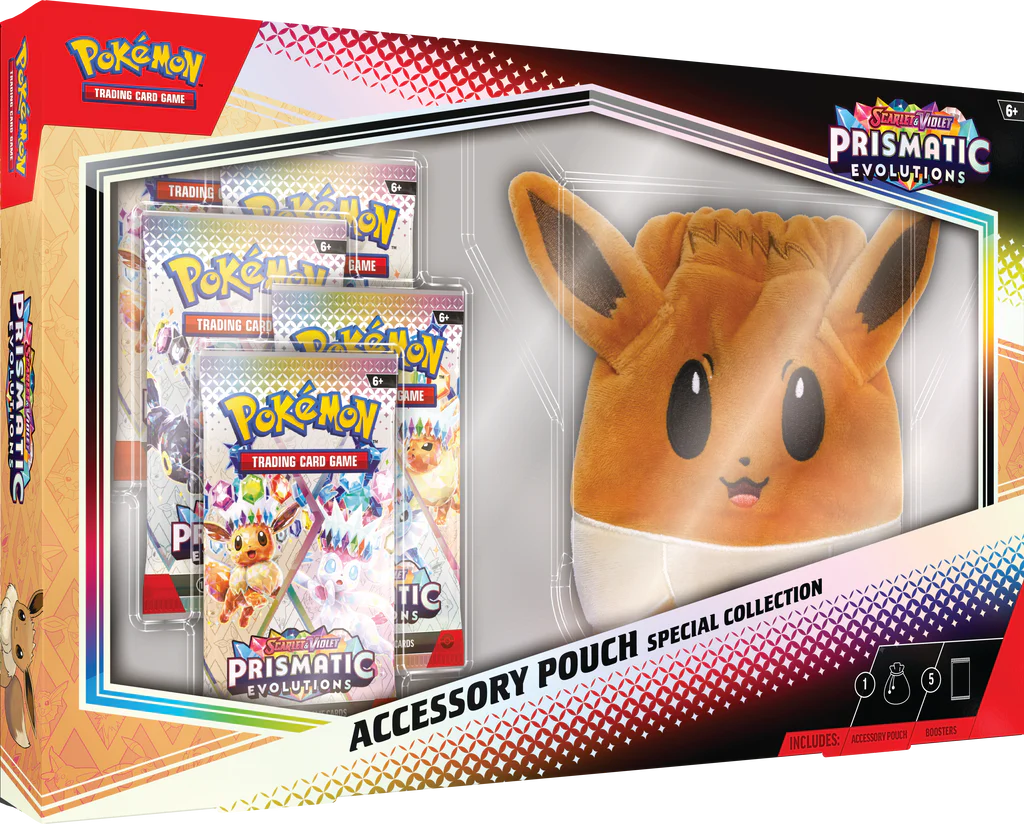 Pokémon Scarlet & Violet Prismatic Evolutions Pouch Special Collection