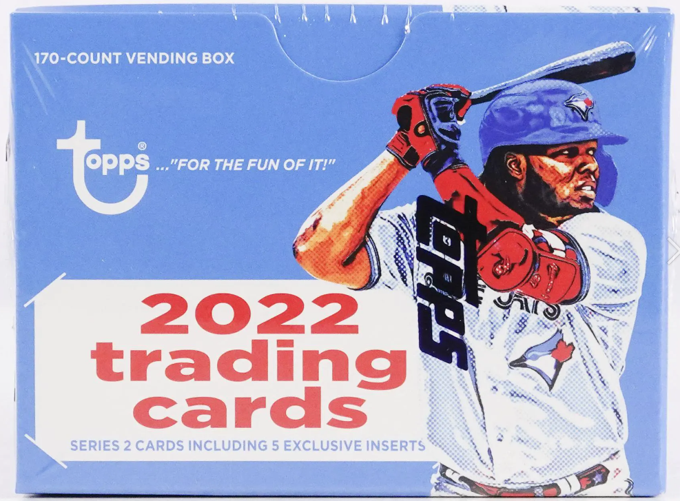 2022 Topps Trading Cards Baseball Serie 2 Vending Box