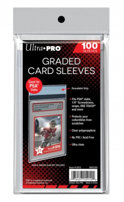 Ultra Pro Graded Card Sleeves PSA Slabs Team Bag