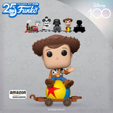 Précommande-Funko-Trains-Disney 100th-22-Woody On Luxo Ball-Amazon Exclusive