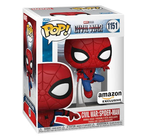 Précommande-Funko-Marvel-Captain America Civil War-1151-Spider-Man-Amazon Exclusive