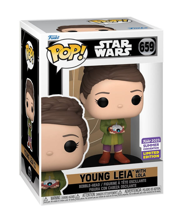Précommande-Funko-Star Wars-659-Young Leia With Lola-SDCC 2023 Exclusive
