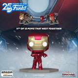 Précommande-Funko-Marvel-Captain America Civil War Build A Scene-1153-Iron Man-Amazon Exclusive