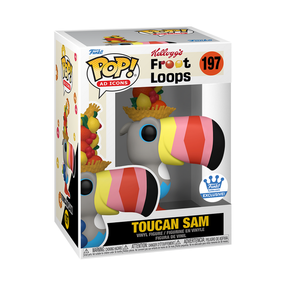 Précommande-Funko-Ad Icons-Kelloogs Froot Loops-197-Toucan Sam With Fruit Hat-Funko Shop Exclusive