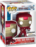 Précommande-Funko-Marvel-Captain America Civil War Build A Scene-1153-Iron Man-Amazon Exclusive