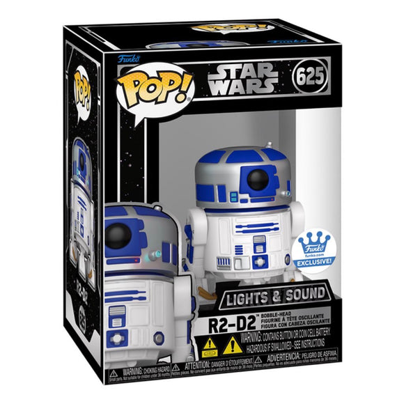 Précommande-Funko-Star Wars-625-R2 D2-Light And Sound-Funko Shop Exclusive