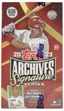 2023 Topps Archives Signature Series Retired Player Edition Hobby Box