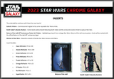 2023 Topps Chrome Star Wars Galaxy Hobby Box