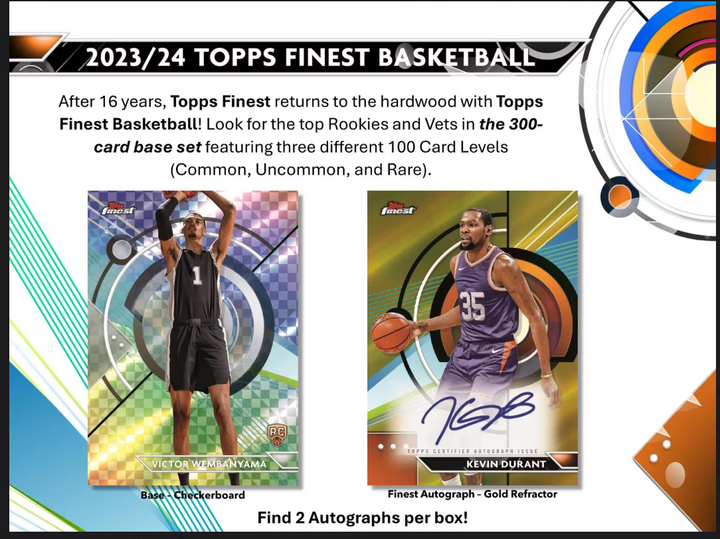 2023-24 Topps Finest Basketball Breaker s Delight Box