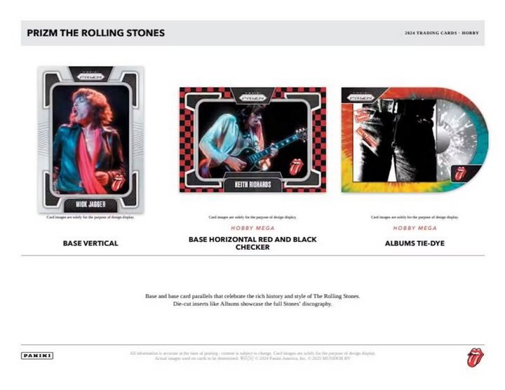 2025 Panini Prizm Rolling Stones Mega Box
