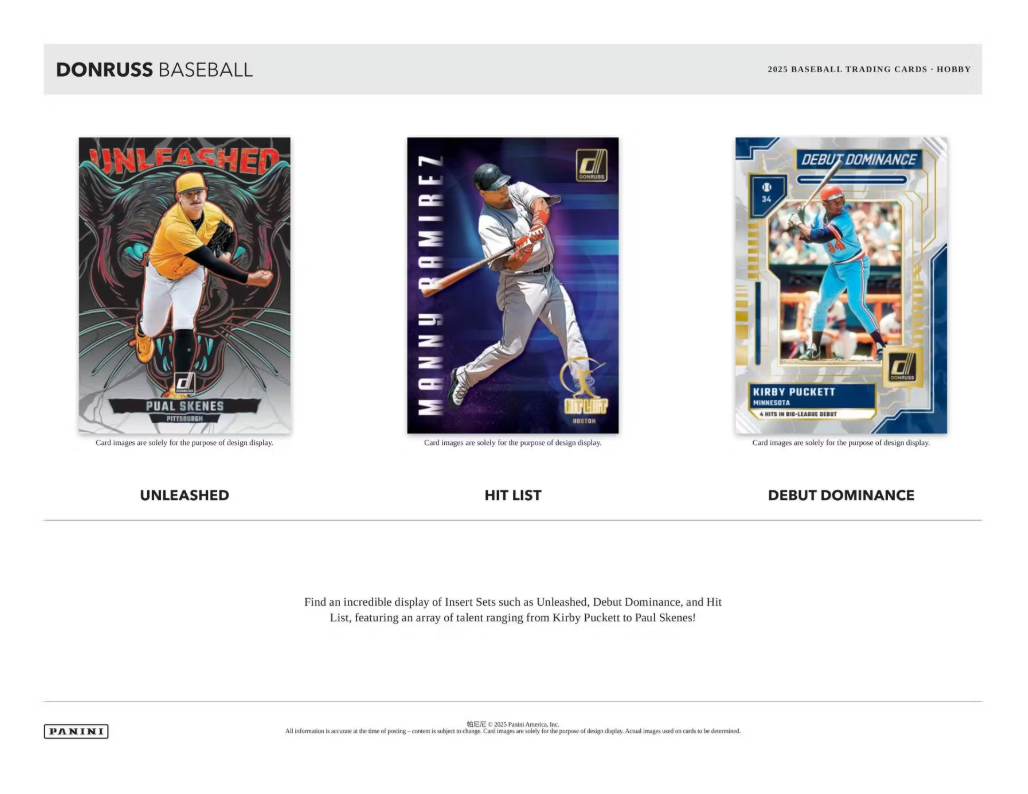 2025 Panini Donruss Baseball Hobby Box