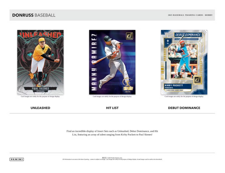2025 Panini Donruss Baseball Hobby Box