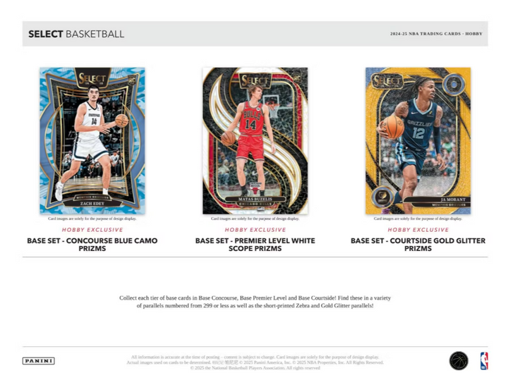 2024-25 Panini Select Basketball Hobby Box