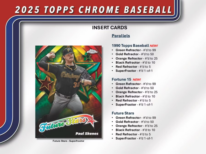2025 Topps Chrome Baseball Blaster