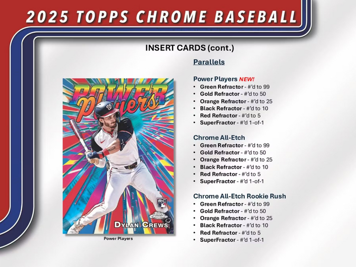 2025 Topps Chrome Baseball Blaster