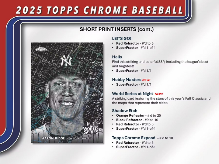 2025 Topps Chrome Baseball Blaster