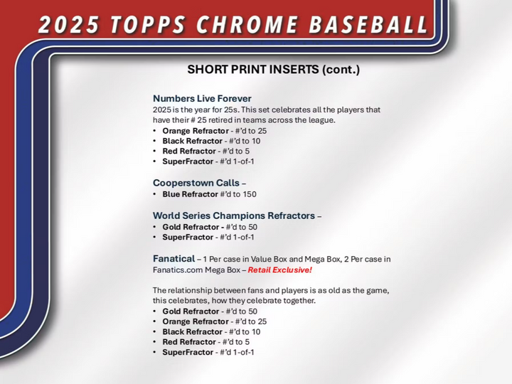 2025 Topps Chrome Baseball Blaster