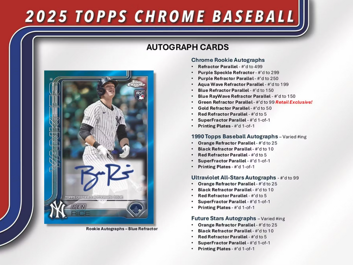 2025 Topps Chrome Baseball Blaster