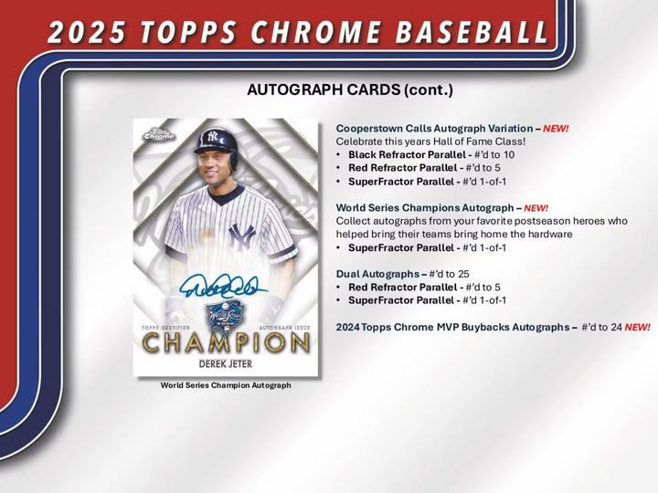 2025 Topps Chrome Baseball Blaster