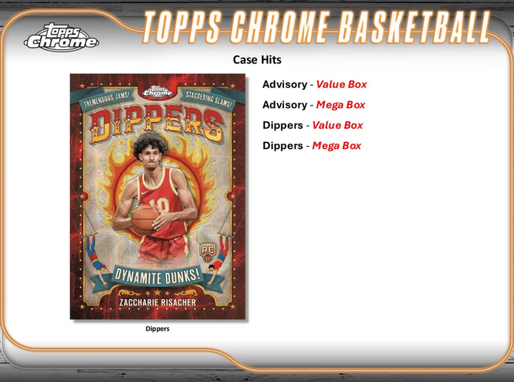 2025 Topps Chrome Basketball Blaster