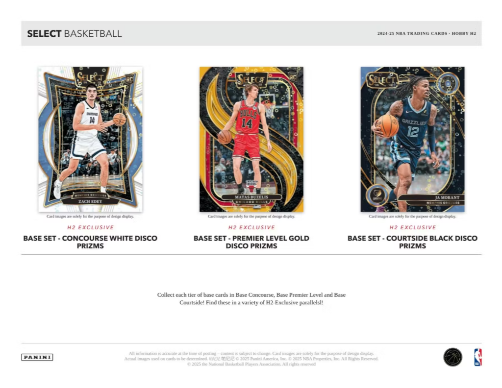 2024-25 Panini Select Basketball H2 Box
