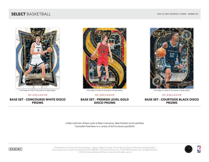 2024-25 Panini Select Basketball H2 Box