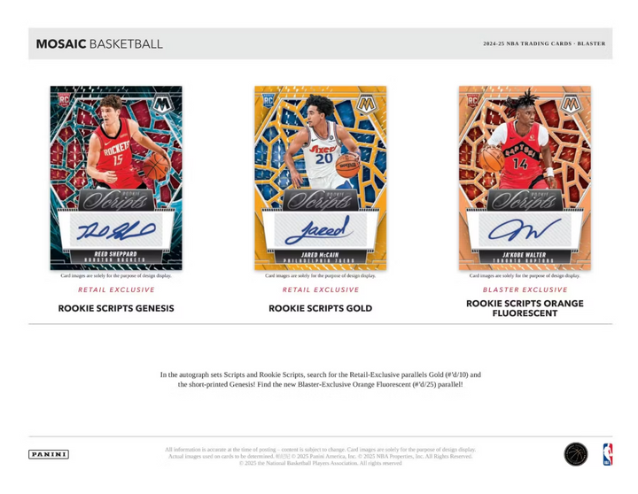 2024-25 Panini Mosaic Basketball Blaster Box
