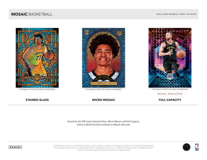 2024-25 Panini Mosaic Basketball Blaster Box