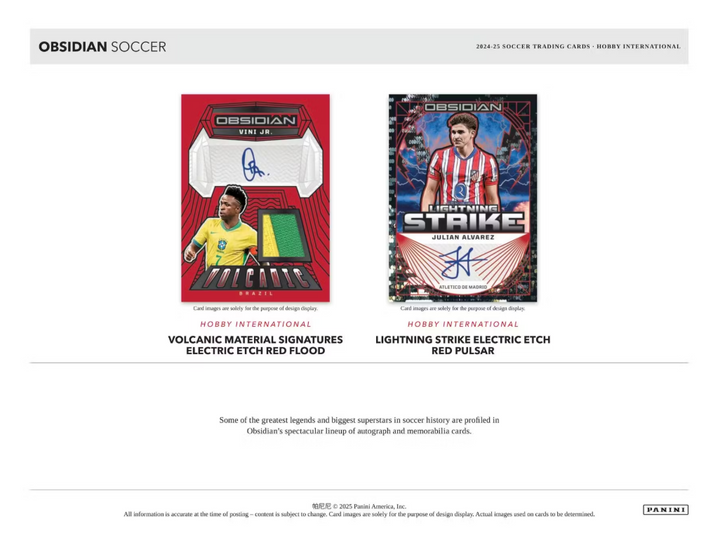 2024-25 Panini Obsidian International Soccer Hobby Box