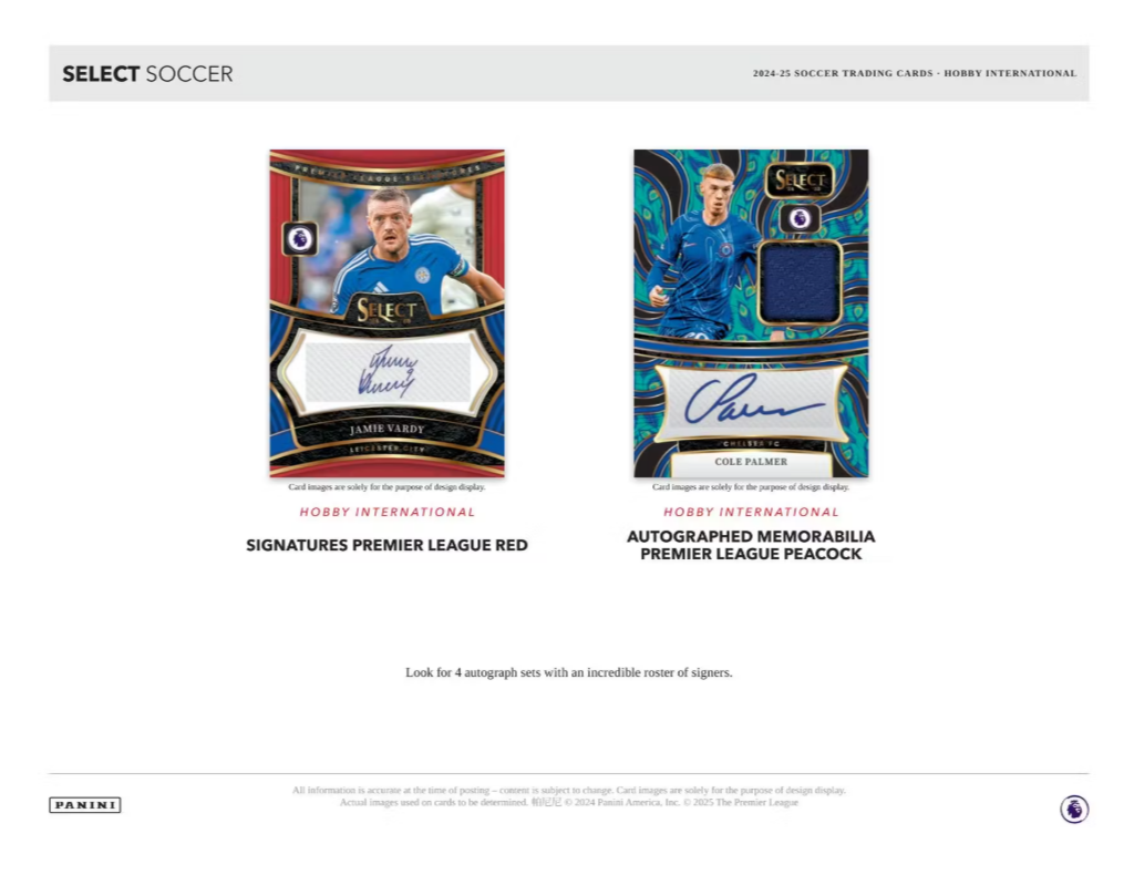2024-25 Panini Select English Premier League International Box