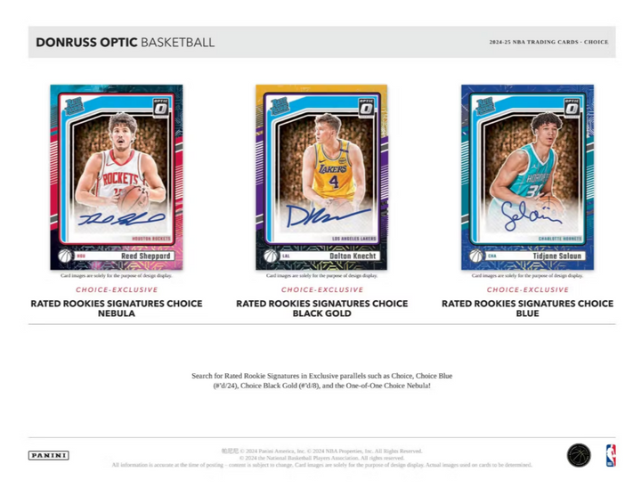 2024-25 Panini Donruss Optic Basketball Choice Box
