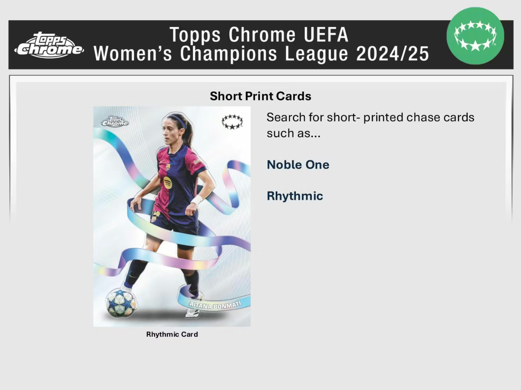 2024-25 Topps Chrome UEFA Women s Champions League Soccer Blaster Box