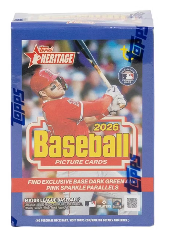 2026 Topps Heritage Baseball Blaster Box