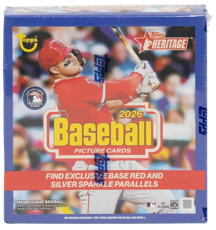 2026 Topps Heritage Baseball Mega Box