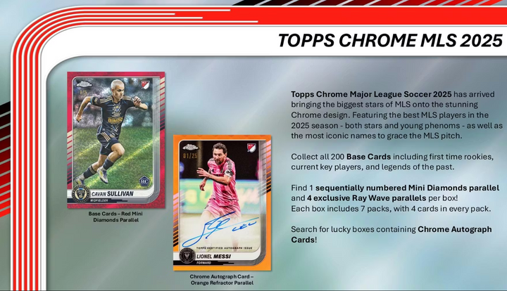 2025 Topps Chrome MLS Blaster