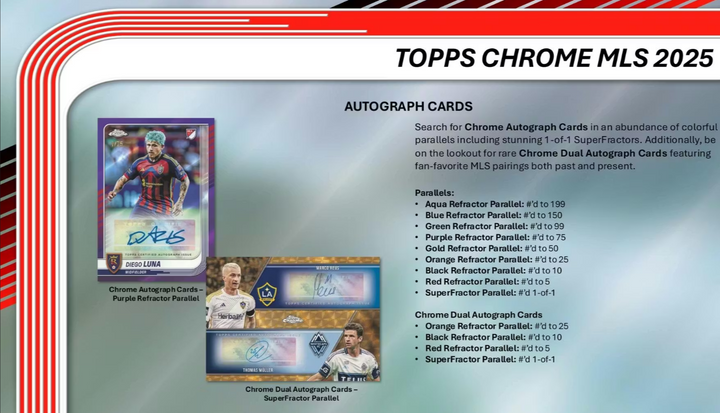 2025 Topps Chrome MLS Blaster