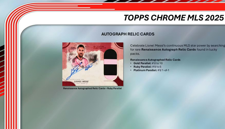 2025 Topps Chrome MLS Blaster