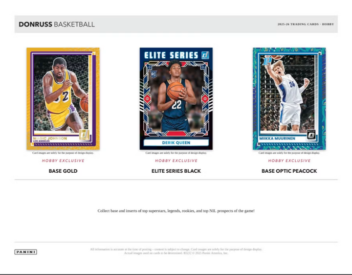 2025-26 Panini Donruss Basketball Hobby Box