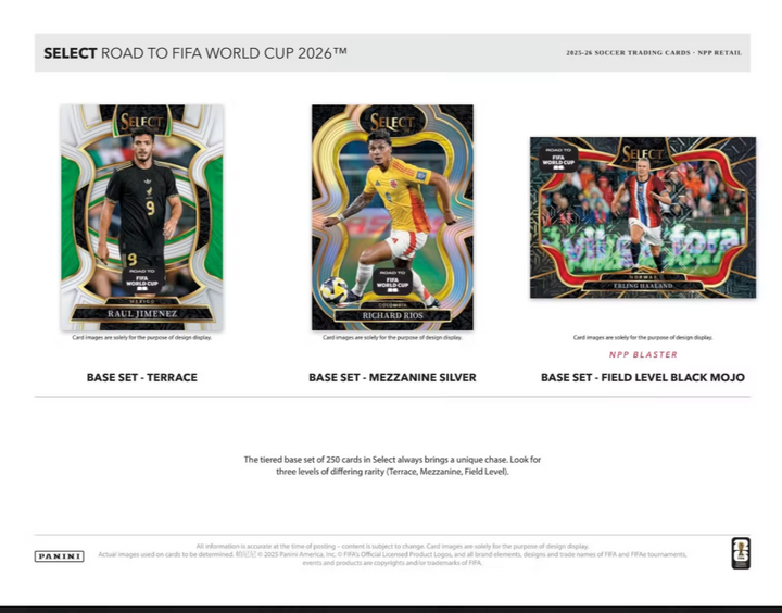 2025-26 Panini Select Road To World Cup Blaster