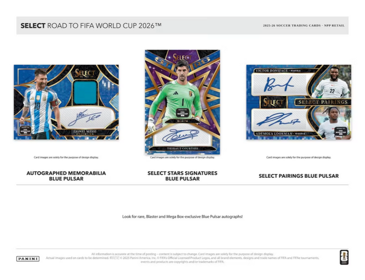 2025-26 Panini Select Road To World Cup Blaster