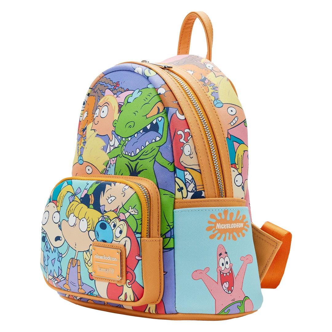 Loungefly Mini Backpack Nickelodeon Nickelodeon 90 Color Block