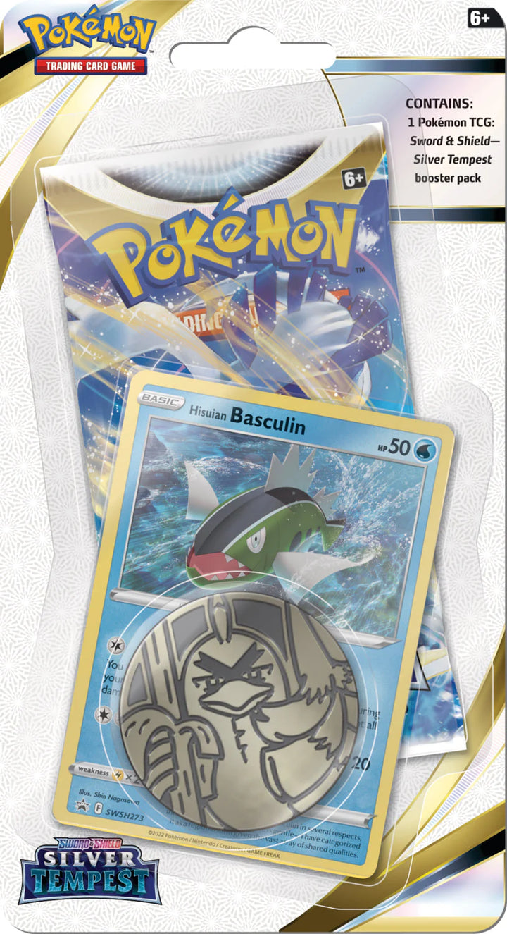 Pokémon Silver Tempest Hisuian Basculin Blister Pack